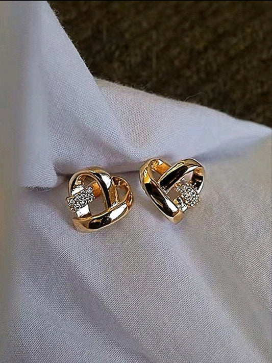 Golden Embrace Knot Earrings